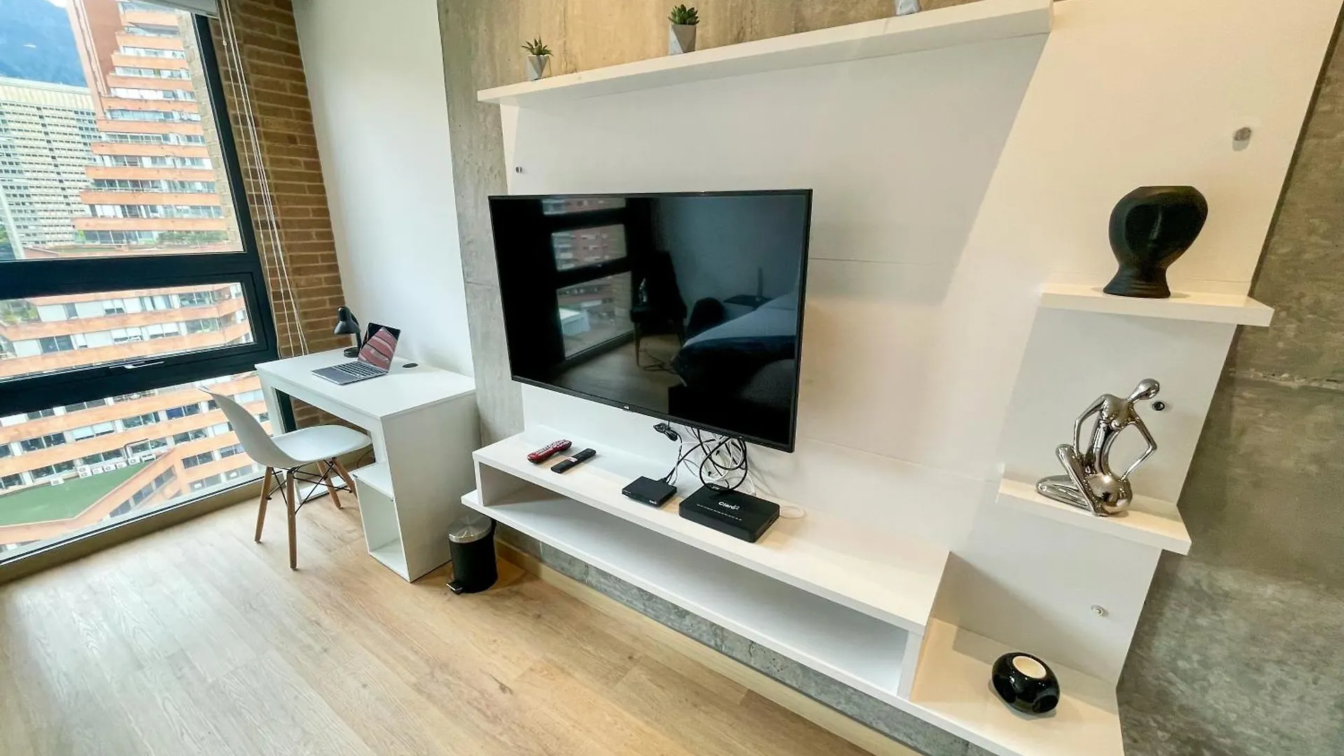 Acogedor Loft, Excelente Vista, En Centro Internacional Apartment Bogota Colombia