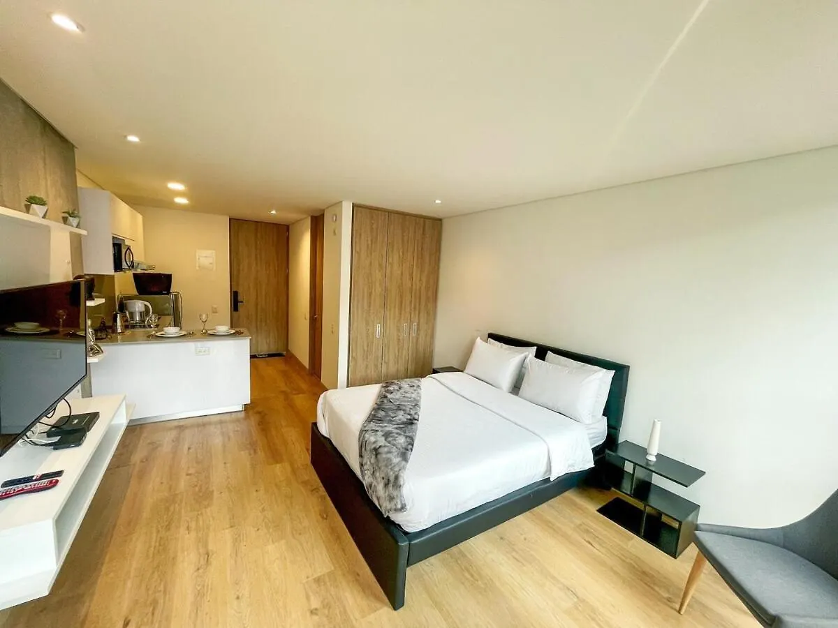 Acogedor Loft, Excelente Vista, En Centro Internacional Apartment Bogota Colombia