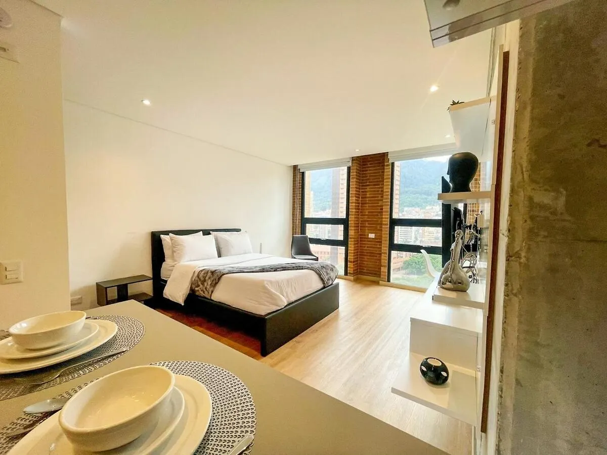 Acogedor Loft, Excelente Vista, En Centro Internacional Apartment Bogota