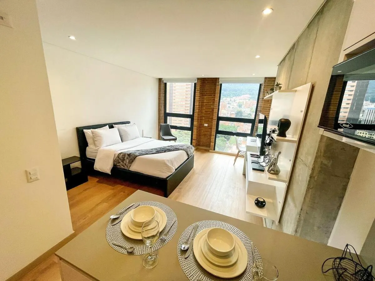 Acogedor Loft, Excelente Vista, En Centro Internacional Apartment Bogota Colombia